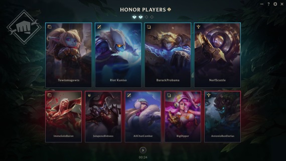 Nový systém cti v League of Legends vám opäť dovolí oceniť oponenta